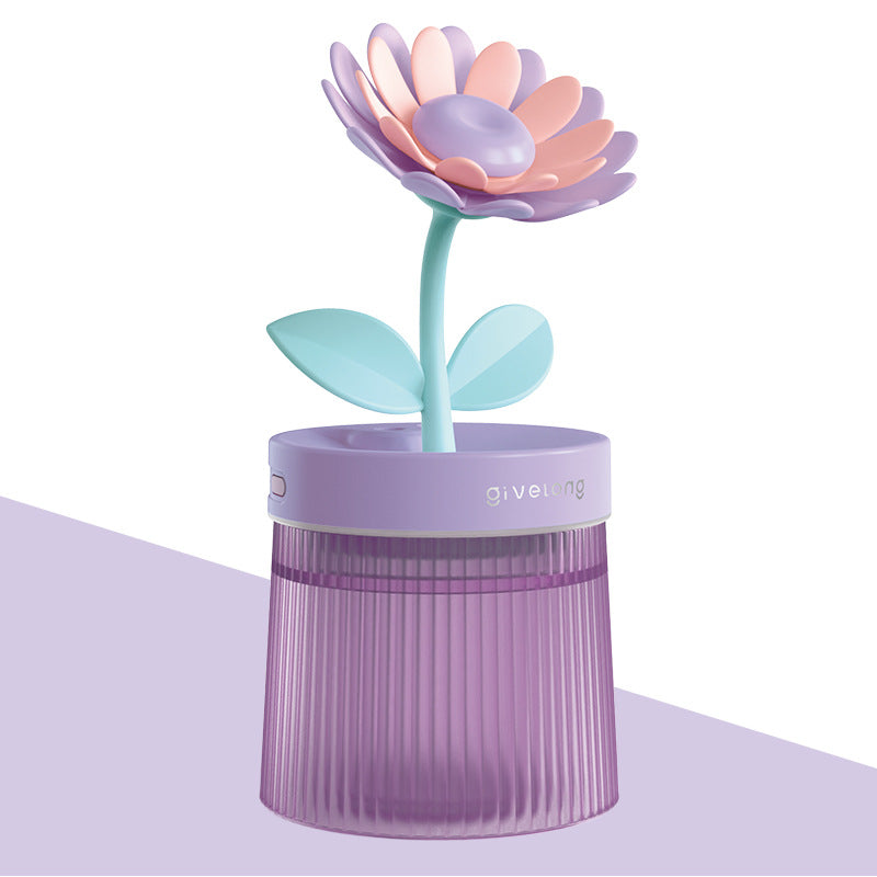 Glow Mist Flower Humidifier - Aesthetic Room & Desk Essential