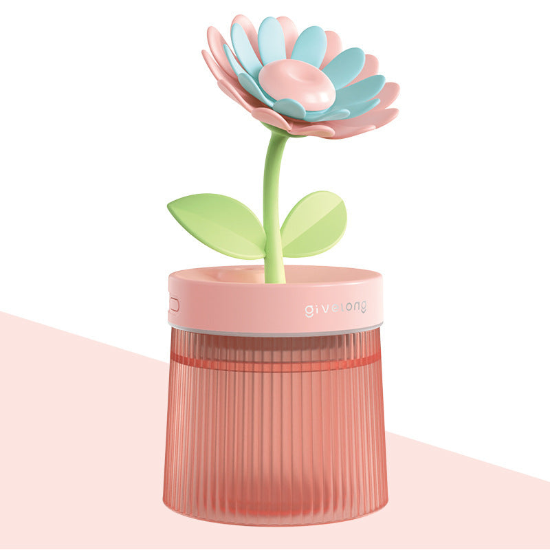 Landscape Humidifier - Cute Desktop Mist with LED Glow