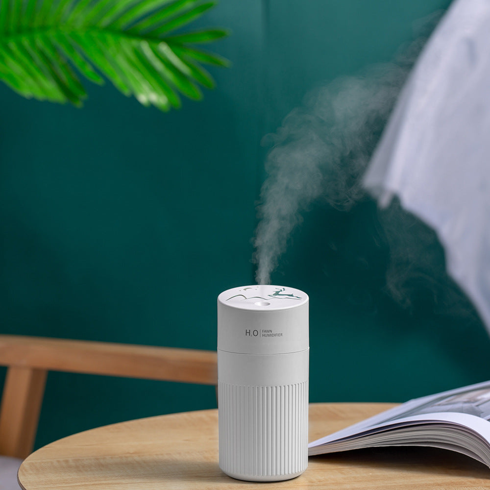 Mini Humidifier - Portable USB Cool Mist Diffuser for Fresh, Relaxing Spaces