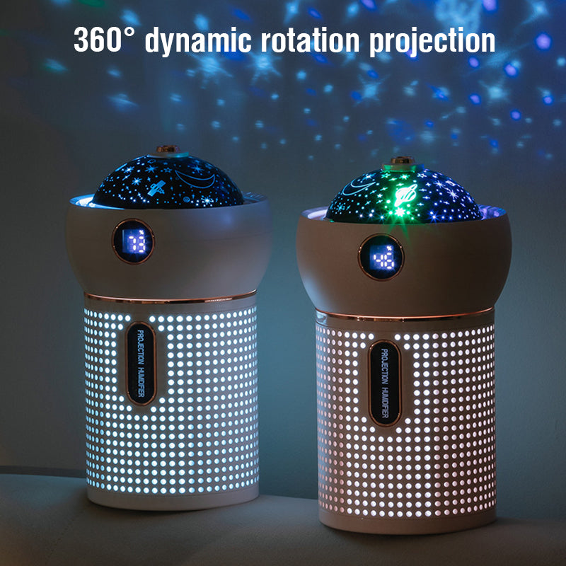 Galaxy Projection Humidifier 2- in- 1 Star Night Light Aromatherapy Diffuser
