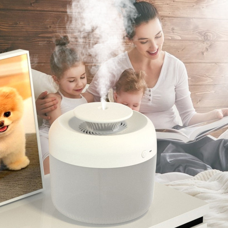7-Color LED Ultrasonic Humidifier - Quiet Mist Air Diffuser for Home, Office & Relaxation