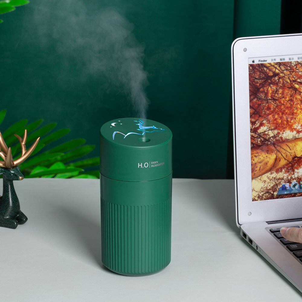 Mini Humidifier - Portable USB Cool Mist Diffuser for Fresh, Relaxing Spaces