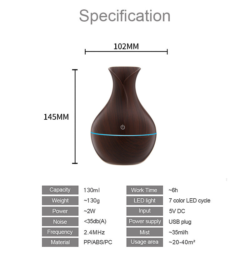 Vase Humidifier - Modern Ultrasonic Diffuser for Calm, Elegant Spaces