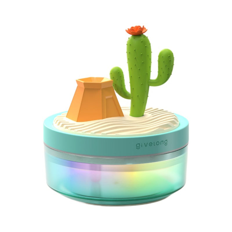 Landscape Humidifier - Cute Desktop Mist with LED Glow