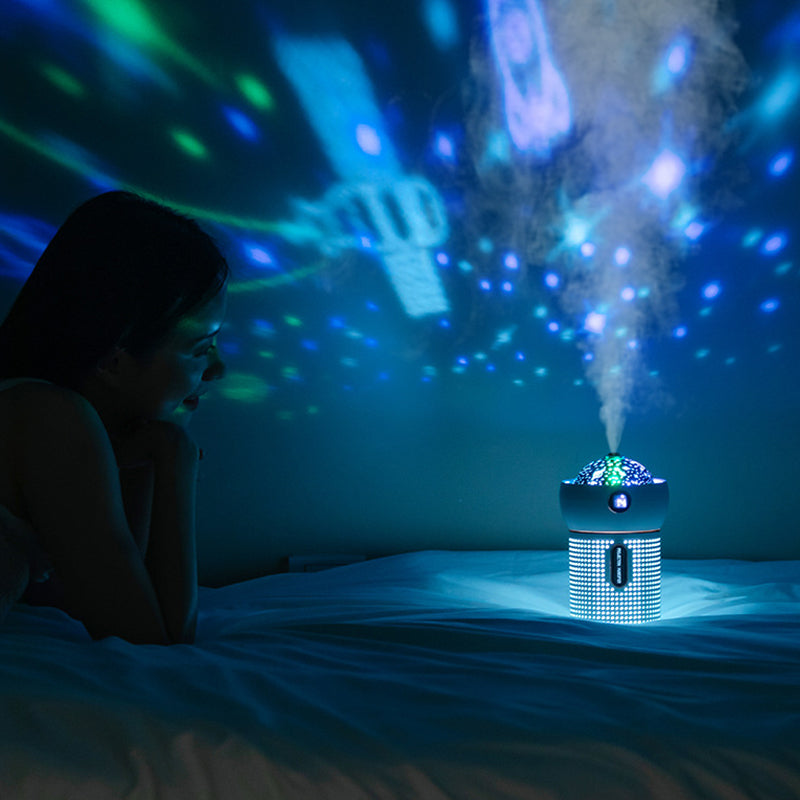 Galaxy Projection Humidifier 2- in- 1 Star Night Light Aromatherapy Diffuser