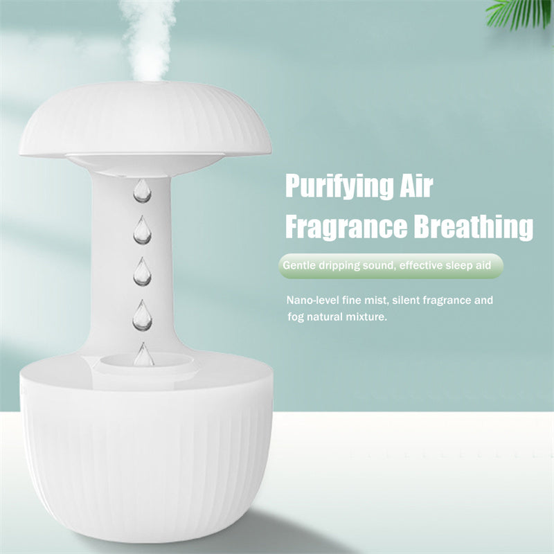 Anti-Gravity Water Drop Humidifier - Relaxing LED Mist Diffuser