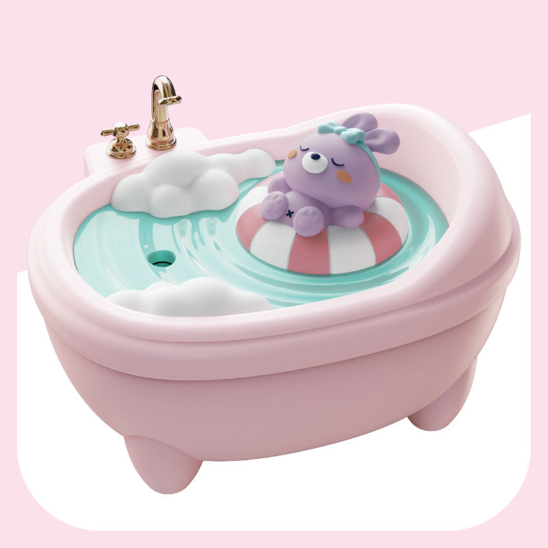 Landscape Humidifier - Cute Desktop Mist with LED Glow