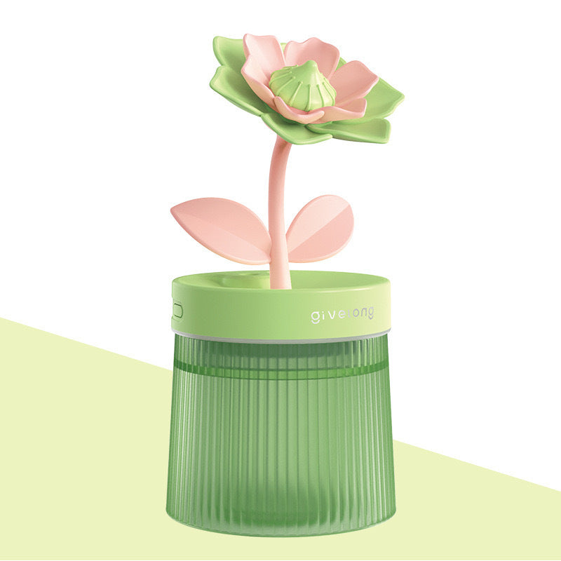 Landscape Humidifier - Cute Desktop Mist with LED Glow