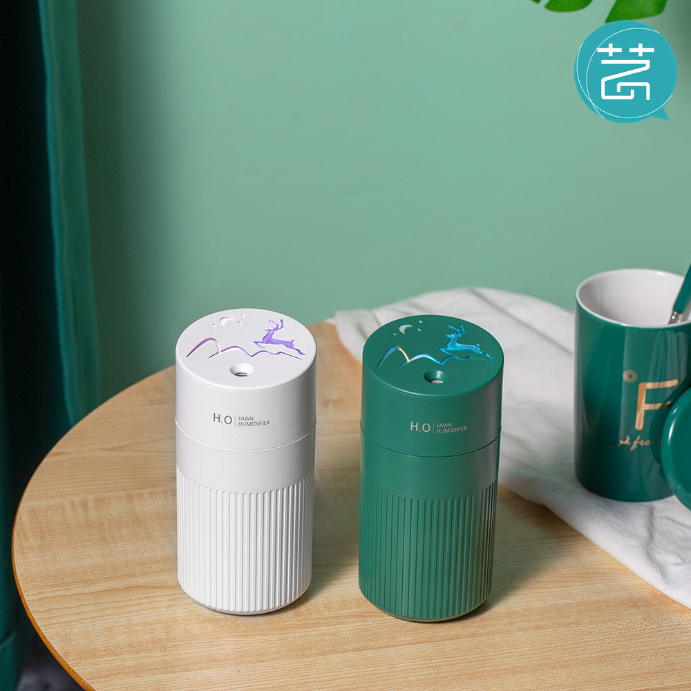 Mini Humidifier - Portable USB Cool Mist Diffuser for Fresh, Relaxing Spaces