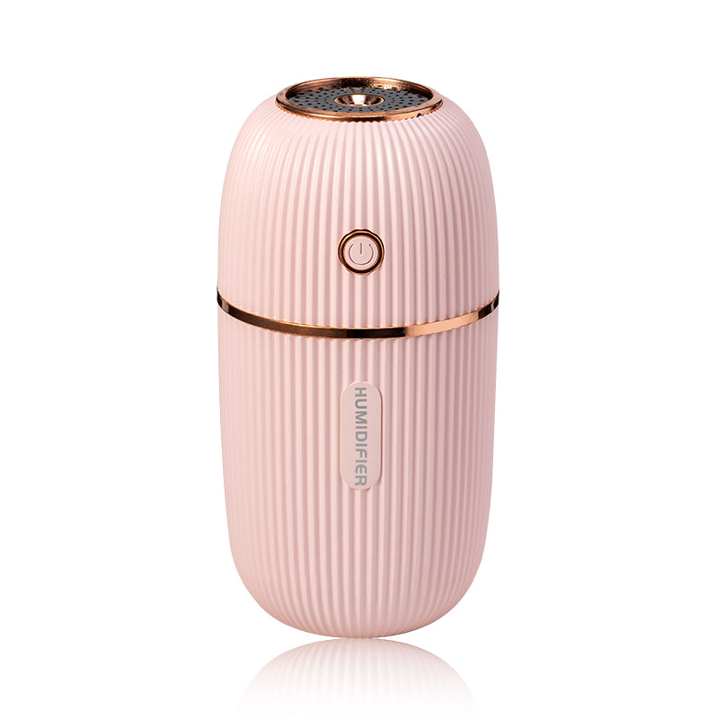 Portable Mini Humidifier USB Rechargeable - Quiet Cool Mist Diffuser for Bedroom, Office & Travel