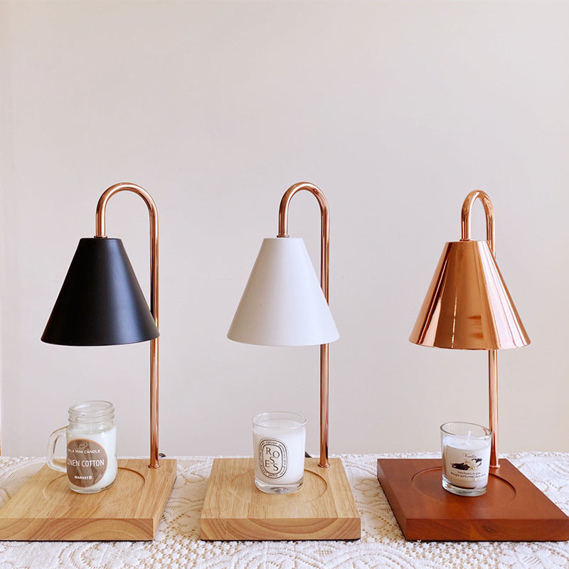 Aesthetic Candle Warmer Lamp - Cozy Night Light Wax Melt Heater