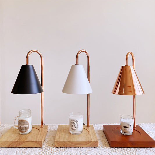 Aesthetic Candle Warmer Lamp - Cozy Night Light Wax Melt Heater