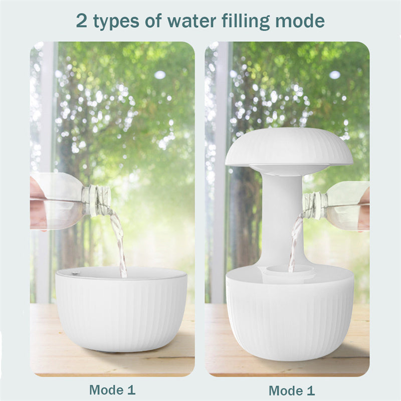 Anti-Gravity Water Drop Humidifier - Relaxing LED Mist Diffuser