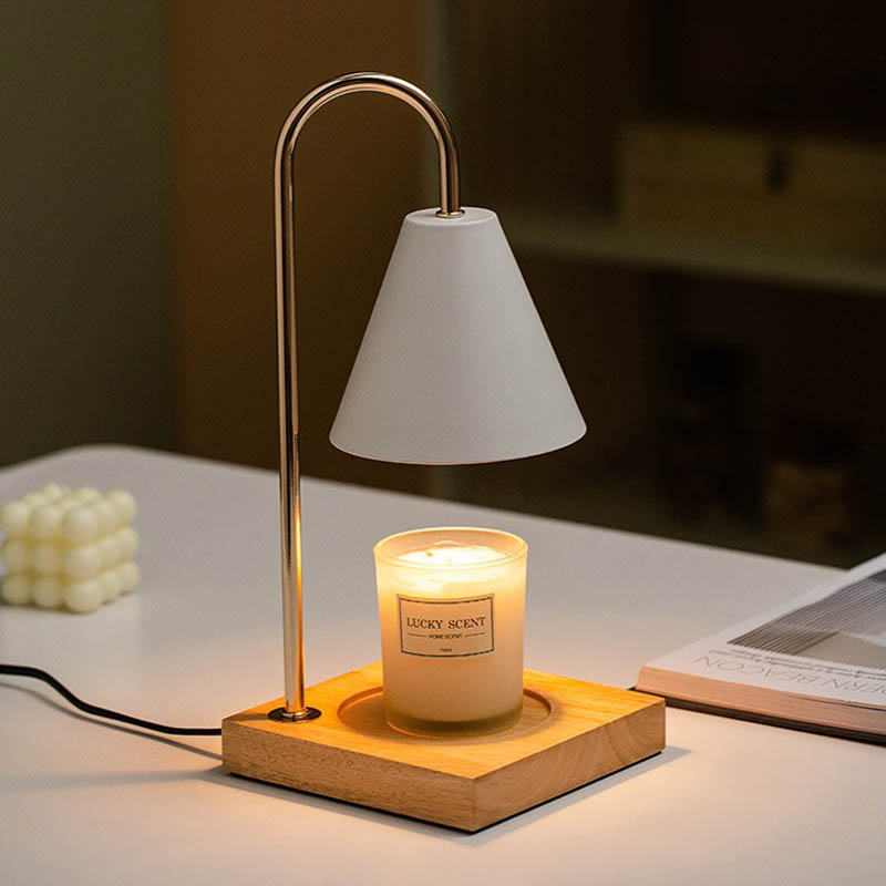 Aesthetic Candle Warmer Lamp - Cozy Night Light Wax Melt Heater