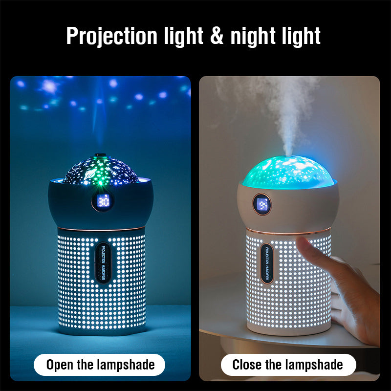 Galaxy Projection Humidifier 2- in- 1 Star Night Light Aromatherapy Diffuser