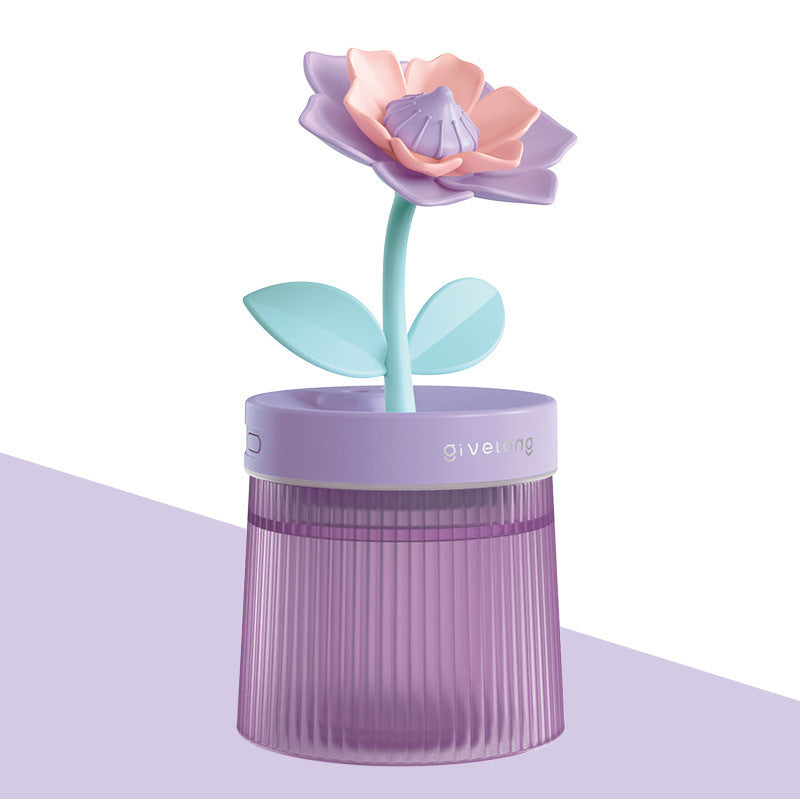 Landscape Humidifier - Cute Desktop Mist with LED Glow