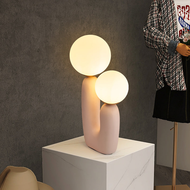 Modern Sculptural LED Table Lamp - Minimalist Ambient Lighting