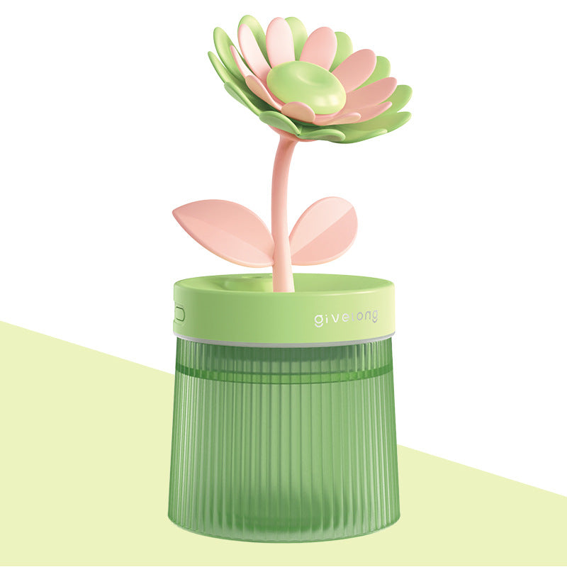 Glow Mist Flower Humidifier - Aesthetic Room & Desk Essential