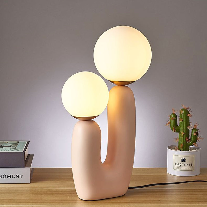 Modern Sculptural LED Table Lamp - Minimalist Ambient Lighting