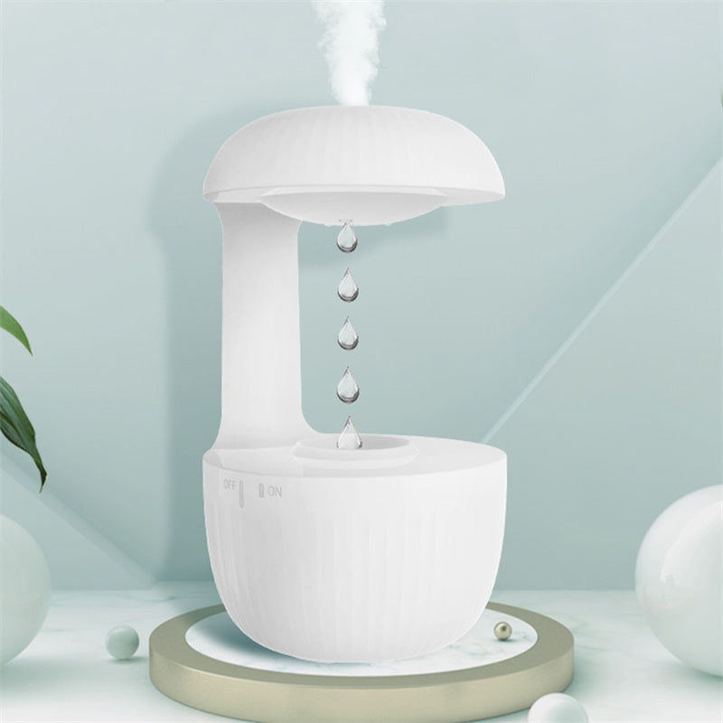 Anti-Gravity Water Drop Humidifier - Relaxing LED Mist Diffuser