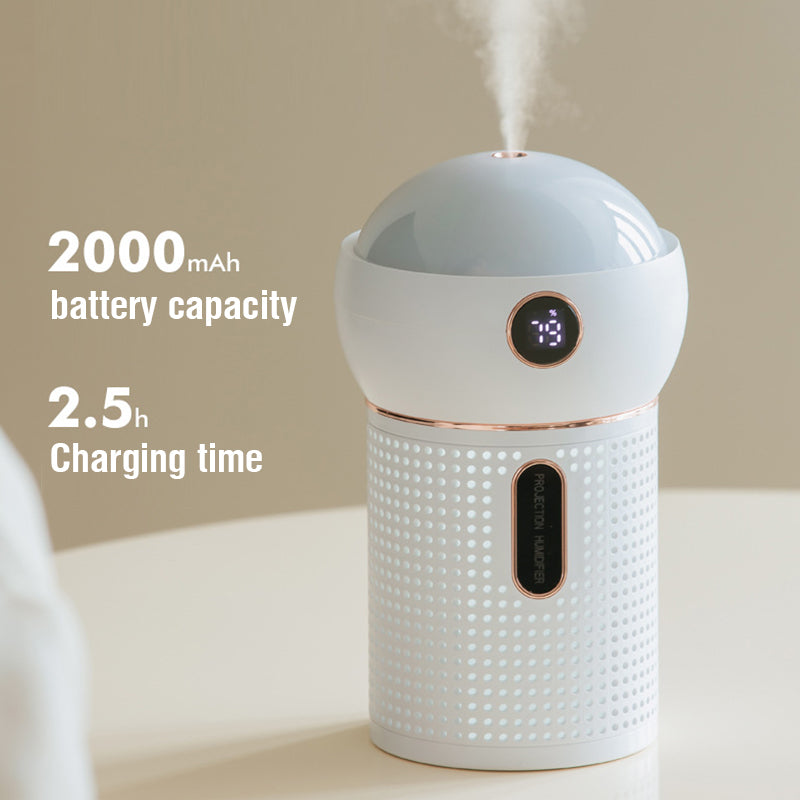 Galaxy Projection Humidifier 2- in- 1 Star Night Light Aromatherapy Diffuser