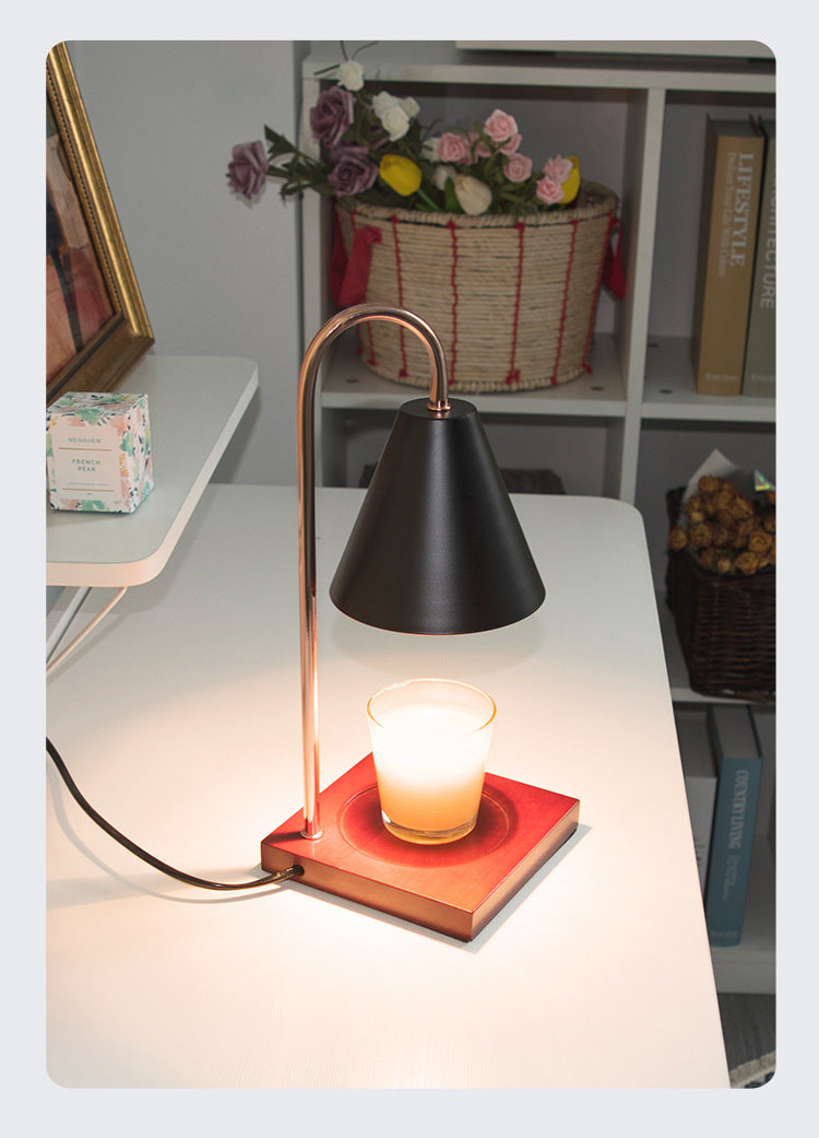 Aesthetic Candle Warmer Lamp - Cozy Night Light Wax Melt Heater