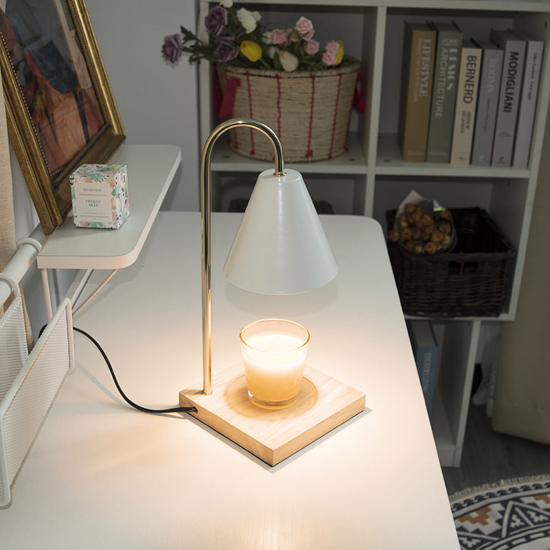Aesthetic Candle Warmer Lamp - Cozy Night Light Wax Melt Heater